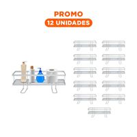 Pack12 Panel Practico de Pared 32x14x16cm Blanco Ahorro Espacio Diario Y+Regalo Sticker