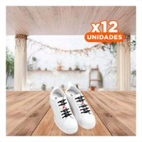 Pack12 Retenedor de Silicona Suave para Organizar Cable en Mesa Negro