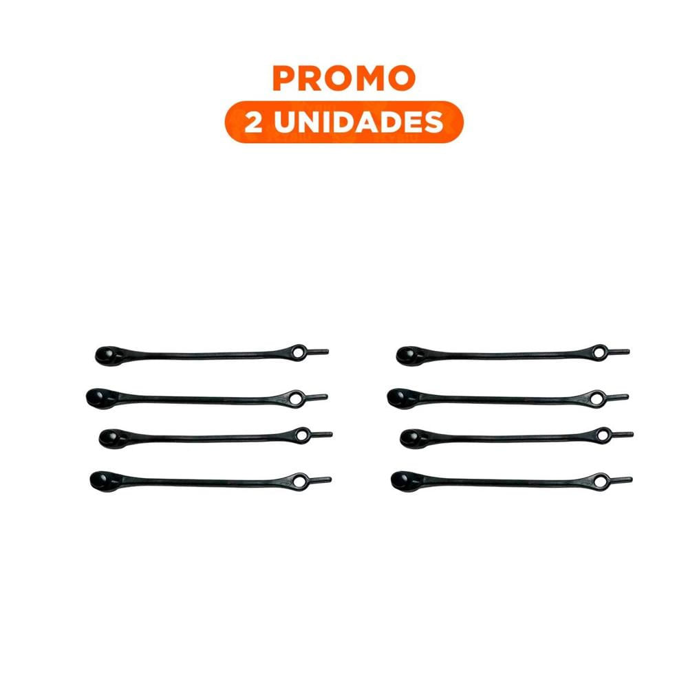 Pack2 Sujetador de Silicona Resistente para Uso Diario en Oficina Negro