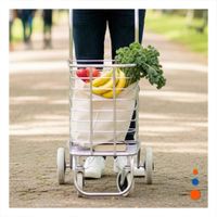 Unidad de Carga Cerrado Plegable Plateado para Uso Domestico Diario Y+Regalo Sticker