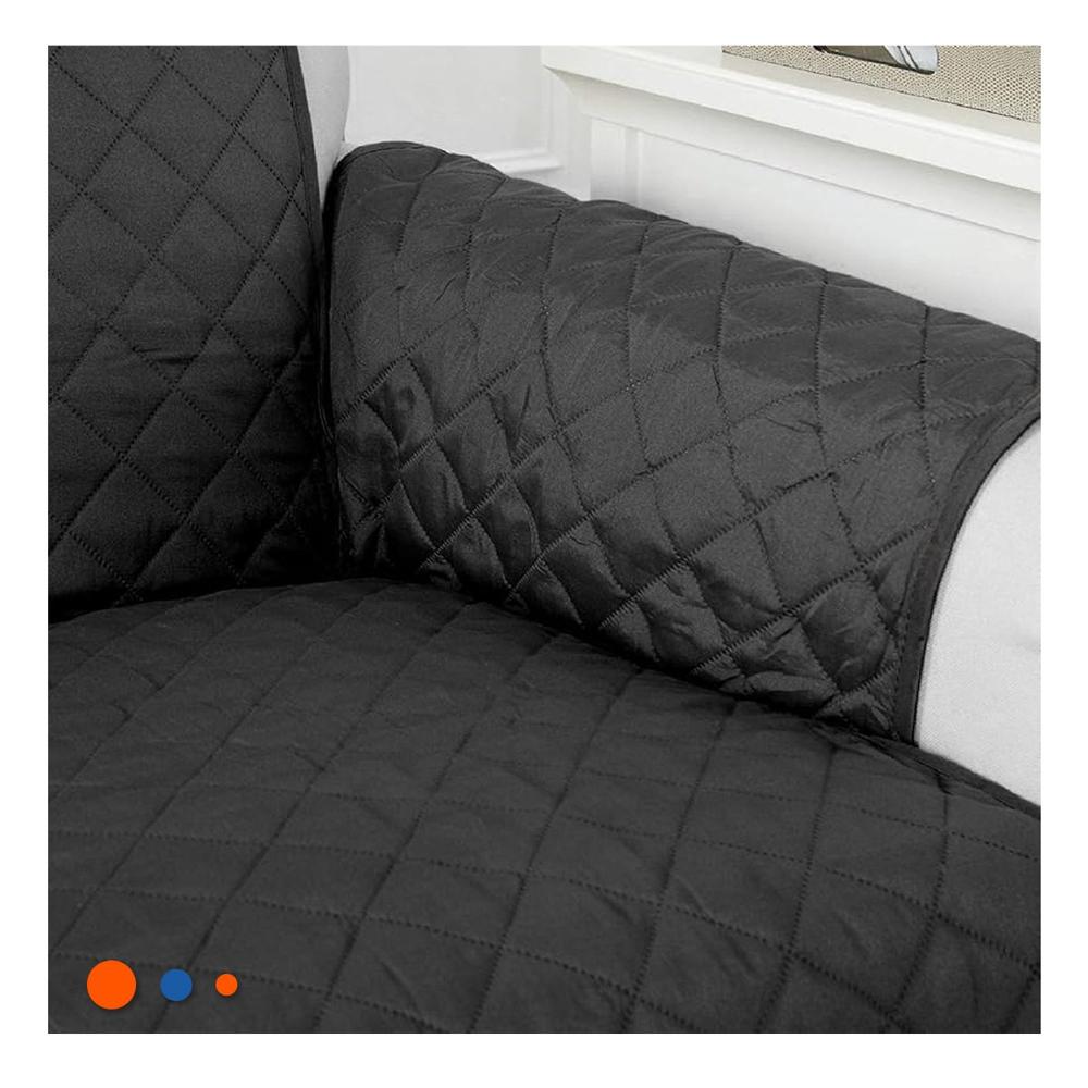 Cubierta Textil de Sofa en Color Negro con Medida 130x195cm para Interior Y+Papel Regalo Cubierta Textil de Sofa en Color Negro con Medida 130x195cm para Interior Y+Papel Regalo