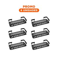 Pack6 Formato Decorativo Flotante Negro 30x13cm para Uso en Hogar
