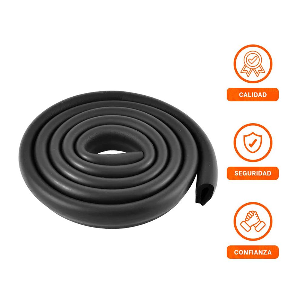 Guarda Esquina de Espuma Acolchada para Bordes de Mesa Cuidado Hogar Negro Y+Ligas Regalo Guarda Esquina de Espuma Acolchada para Bordes de Mesa Cuidado Hogar Negro Y+Ligas Regalo