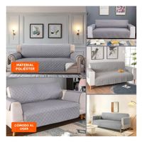 Cubierta Protectora para Sofa en Plomo con Dimensiones 130x195cm de Ajuste Seguro