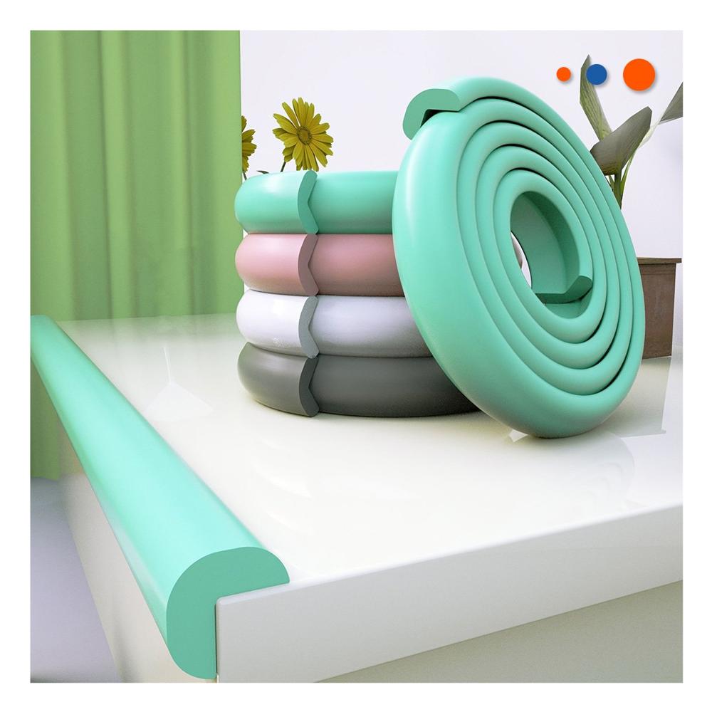 Cinta Protectora de Bordes Espuma 2 Metros Verde Agua para Esquinas Y+Papel Regalo Cinta Protectora de Bordes Espuma 2 Metros Verde Agua para Esquinas Y+Papel Regalo