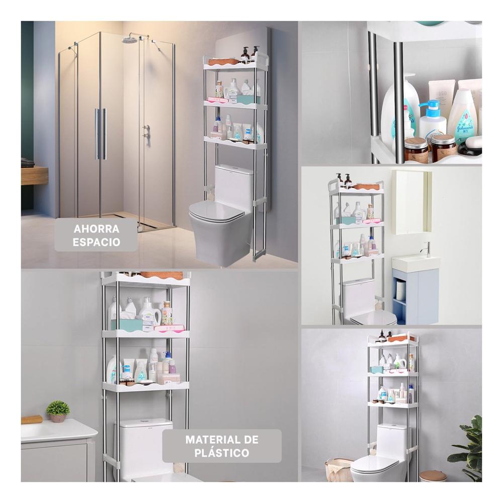 Organizador para aseo 3 niveles plastico con estilo ondas para hogar Organizador para aseo 3 niveles plastico con estilo ondas para hogar