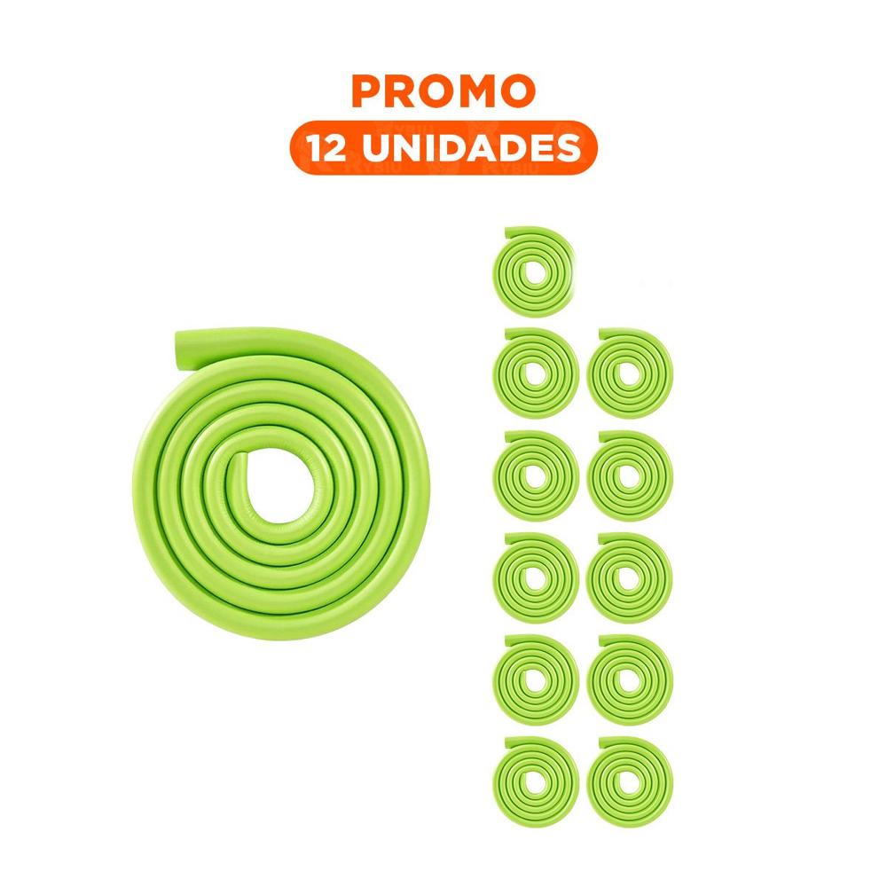 Pack12 Esquinero Protector de Espuma 2 Metros Verde Limon Seguridad Interior Y+Regalo Sticker Pack12 Esquinero Protector de Espuma 2 Metros Verde Limon Seguridad Interior Y+Regalo Sticker