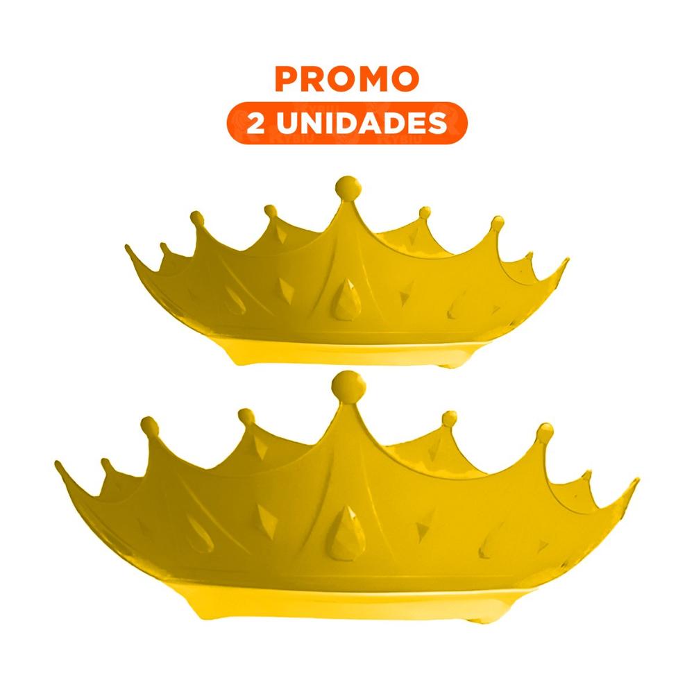 Pack2 Gorro Ajustable para Aseo Infantil en Forma Color Amarillo