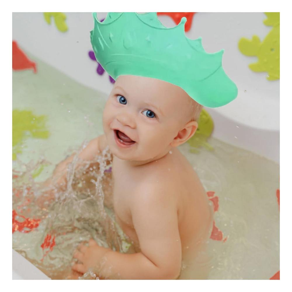 Tipo Gorro Infantil para Ducha Ajustable Verde Agua Y+Regalo Sticker Tipo Gorro Infantil para Ducha Ajustable Verde Agua Y+Regalo Sticker