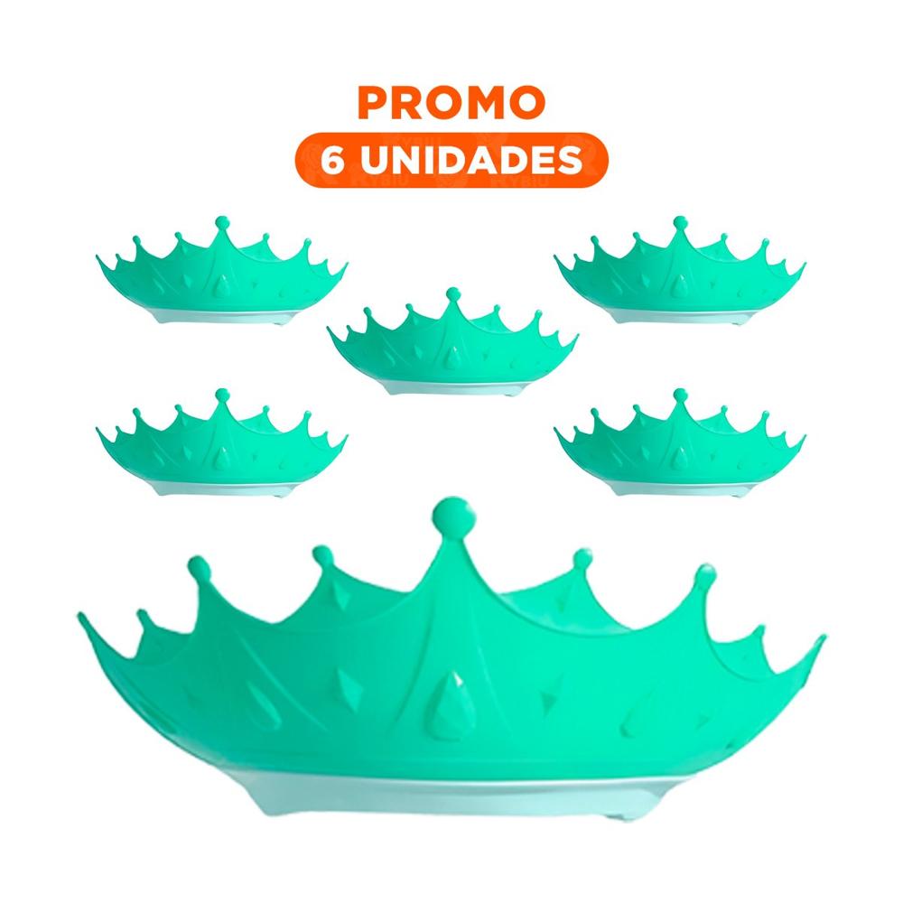 Pack6 Visera Ajustable Infantil para Uso Diario en Color Verde Agua Pack6 Visera Ajustable Infantil para Uso Diario en Color Verde Agua