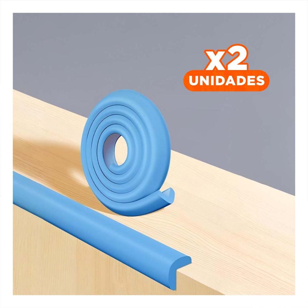 Pack2 Cobertura Esquina de Espuma Acolchada para Bordes de Mesa Seguridad Azul Y+Papel Regalo Pack2 Cobertura Esquina de Espuma Acolchada para Bordes de Mesa Seguridad Azul Y+Papel Regalo