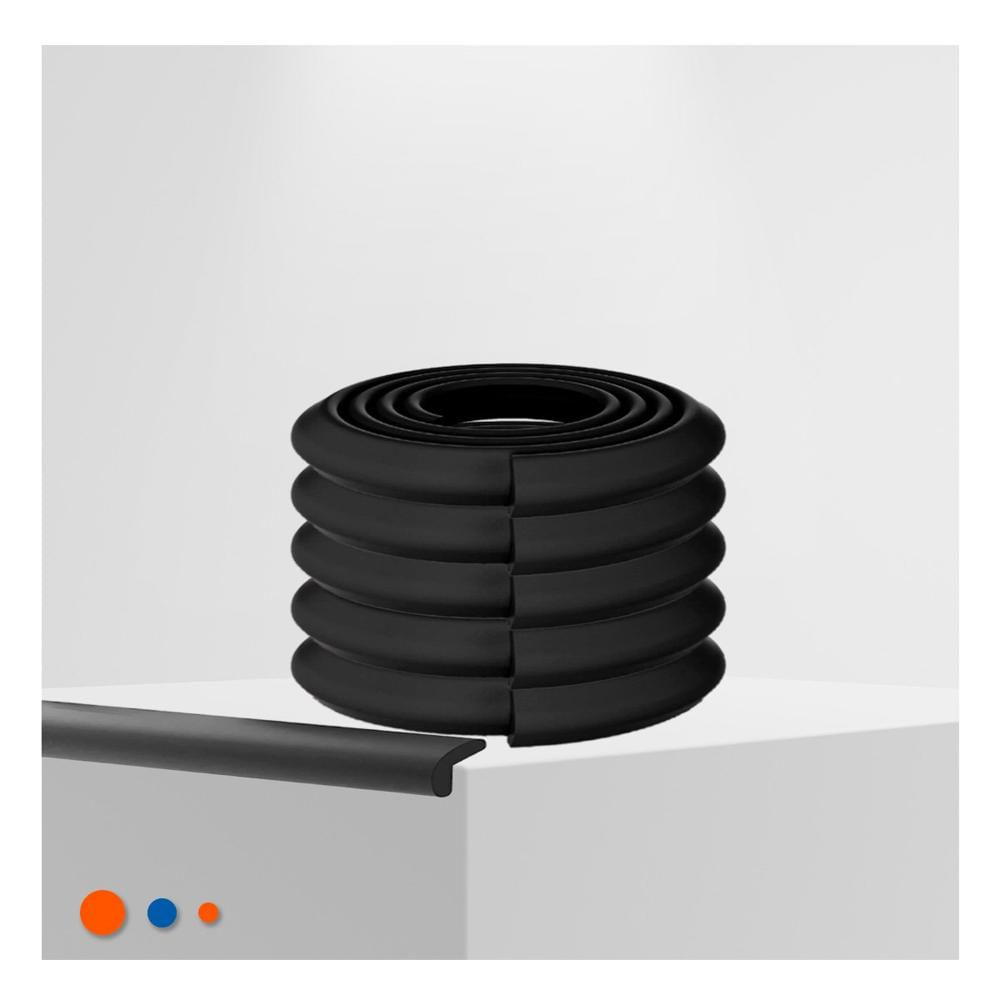 Guarda Esquina de Espuma Flexible para Bordes Filosos de Muebles Negro Y+Regalo Sticker Guarda Esquina de Espuma Flexible para Bordes Filosos de Muebles Negro Y+Regalo Sticker