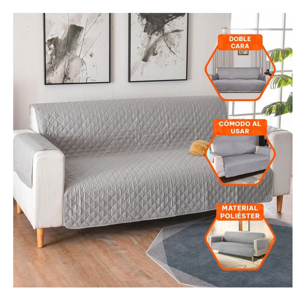Cubierta de Sofa en Plomo con Dimensiones 130x195cm para Proteccion Completa Y+Post It Cubierta de Sofa en Plomo con Dimensiones 130x195cm para Proteccion Completa Y+Post It