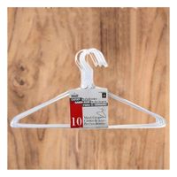 Gancho Blanco de Alambre Pack 10 Piezas 21x40cm para Guardar Prendas Y+Papel Regalo