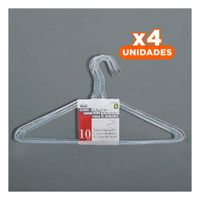 Pack4 Sujetador de Alambre Plomo con 10 Piezas 21x40cm para Colgado Seguro Y+Papel Regalo
