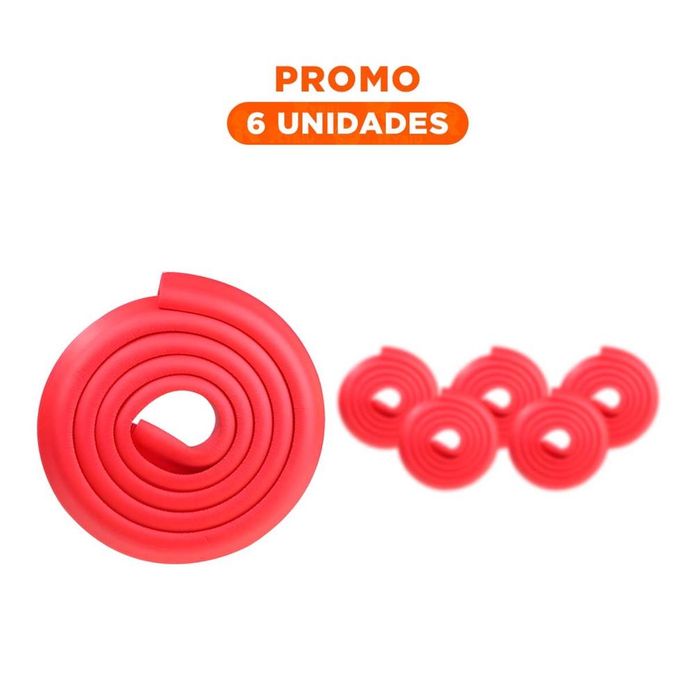 Pack6 Esquina Acolchada de Espuma Segura para Bordes de Mesa Seguridad Hogar Rojo Pack6 Esquina Acolchada de Espuma Segura para Bordes de Mesa Seguridad Hogar Rojo