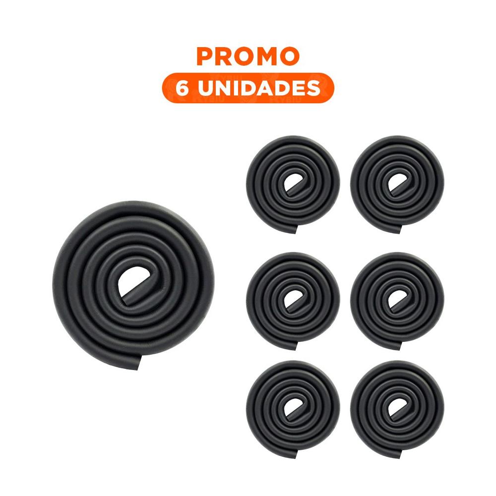 Pack6 Esquina Acolchada de Espuma Segura para Bordes de Mesa Seguridad Negro Pack6 Esquina Acolchada de Espuma Segura para Bordes de Mesa Seguridad Negro