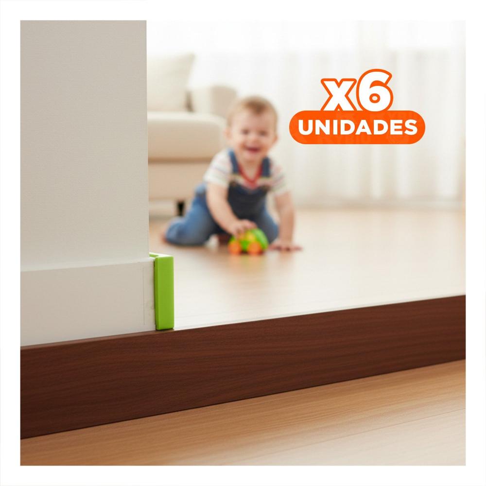 Pack6 Esquinero Protector de Espuma 2 Metros Verde Limon Seguridad Hogar Y+Regalo Sticker Pack6 Esquinero Protector de Espuma 2 Metros Verde Limon Seguridad Hogar Y+Regalo Sticker