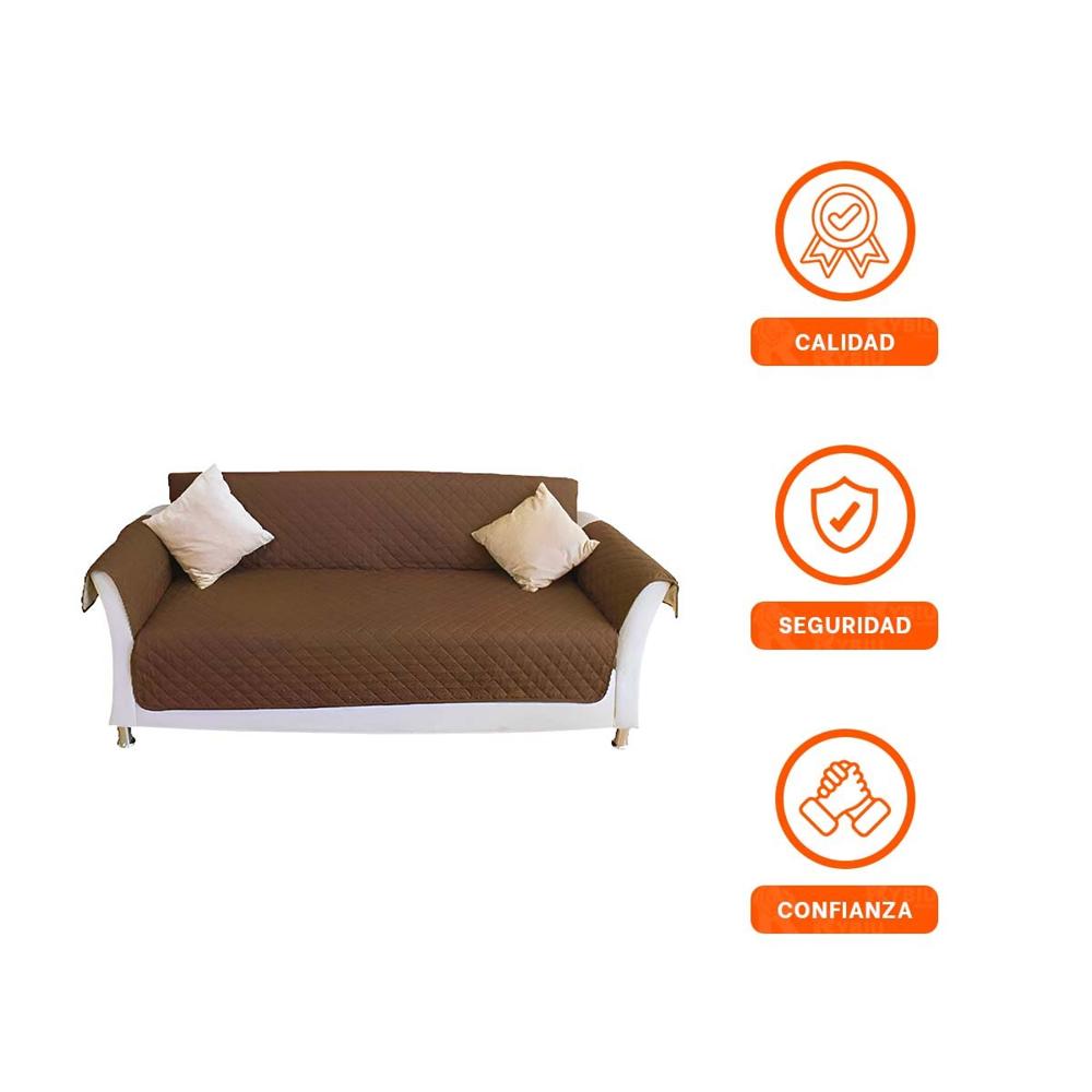 Cubierta Protectora de Superficie para Sofa Marron con Medida 130x195cm Y+Ligas Regalo Cubierta Protectora de Superficie para Sofa Marron con Medida 130x195cm Y+Ligas Regalo