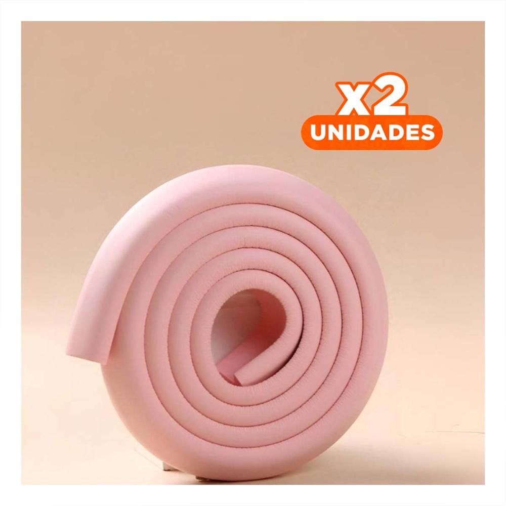 Pack2 Cobertura Esquina de Espuma Acolchada para Bordes de Mesa Seguridad Rosa Y+Papel Regalo