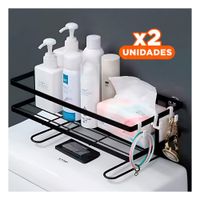 Pack2 Modulo Resistente de Pared 32x14x16cm Negro Orden Interior Y+Regalo Sticker
