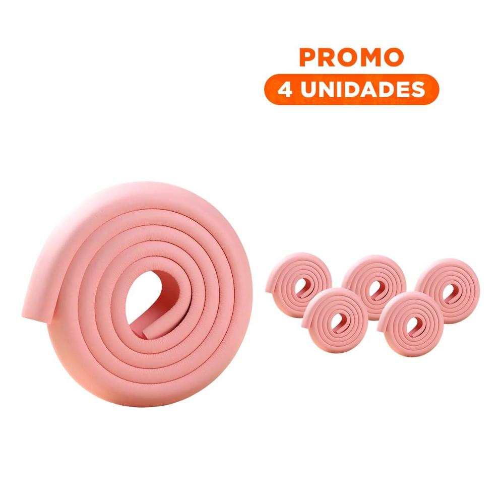 Pack4 Esquina Acolchada de Espuma Flexible para Bordes de Muebles Casa Rosa Y+Regalo Sticker Pack4 Esquina Acolchada de Espuma Flexible para Bordes de Muebles Casa Rosa Y+Regalo Sticker