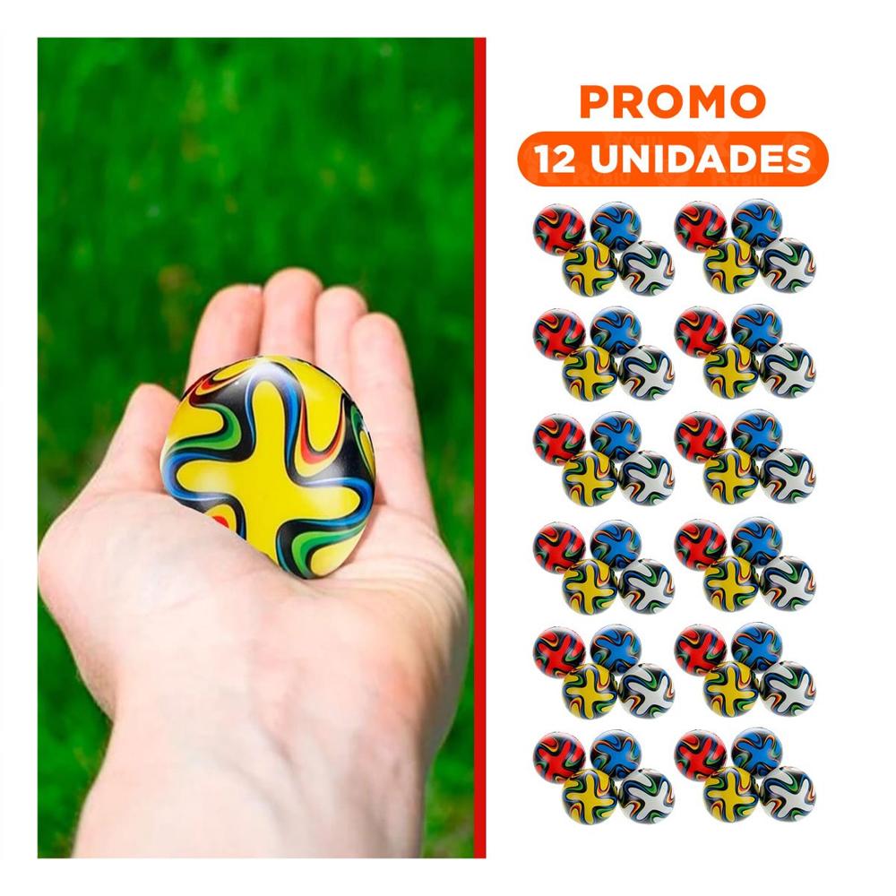 Pack12 Paquete Relax de Pelotas Antiestres Set12 Rayas Curvas Colores Y+Regalo Sticker