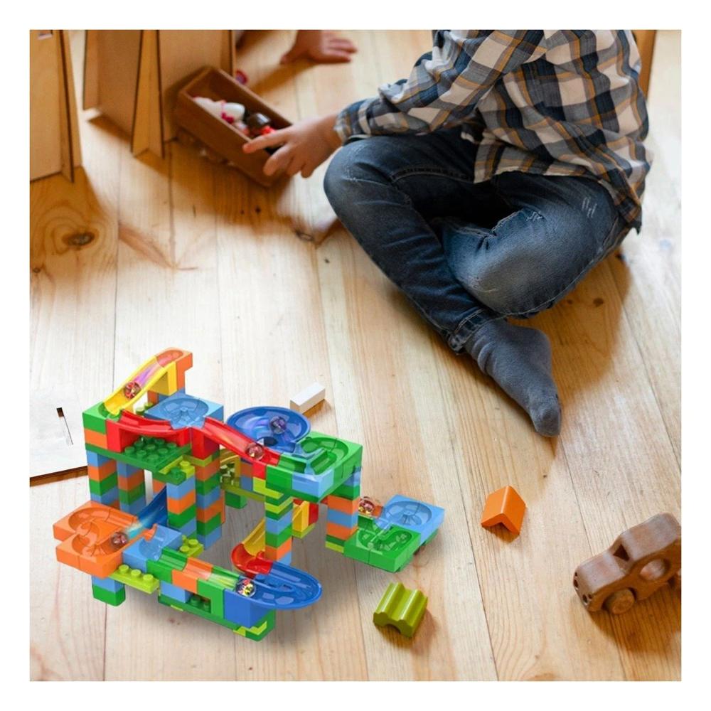 Set 180 Piezas Pista con Canicas para Juego Interactivo Y+Ligas Regalo