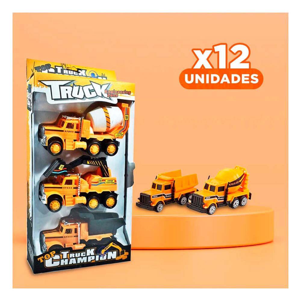 Pack12 Lote de 3 Unidades de Construccion amarillo para Juego de Rol