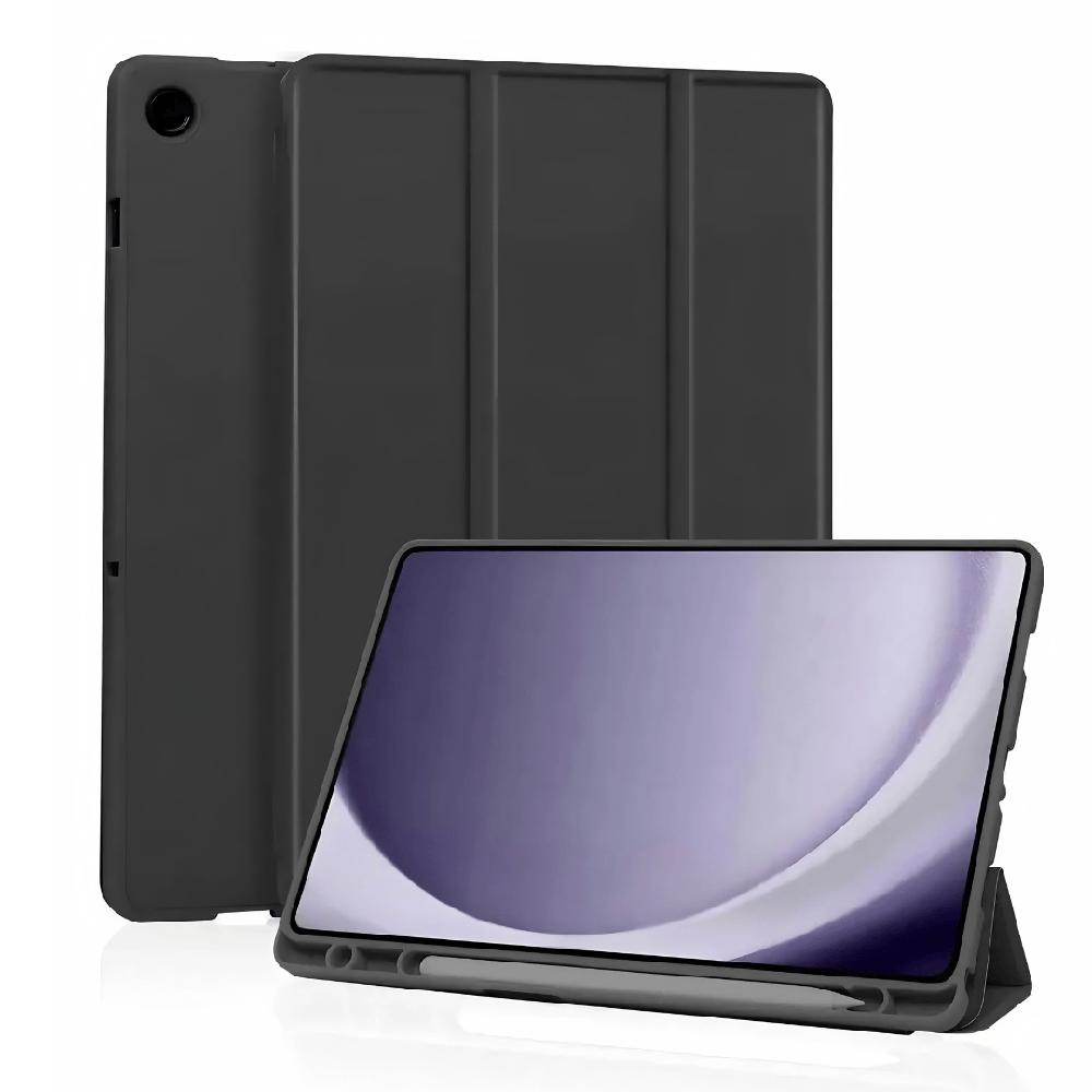 FUNDA SMART COVER PARA SAMSUNG A11 PLUS NEGRO