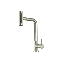 Mezcladora Cocina al Mueble Acero Inox. 304 4 Funciones SGP -Satinado -Fratelli