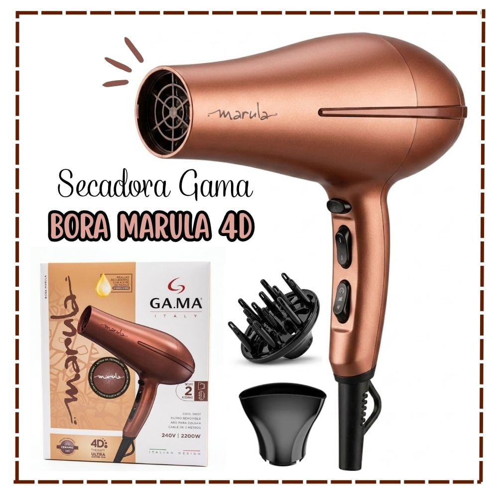Secadora de cabello Gama Bora Marula 4D