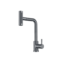 Mezcladora P Cocina al Mueble Acero Inox. 4 funciones SGP -Gun Grey-Fratelli