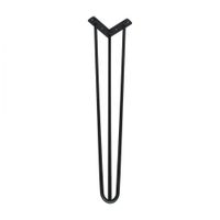 Pata de mesa Negra 72cm x 8mm