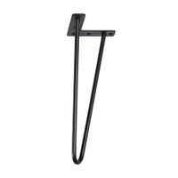 Pata de mesa Negra 35.5cm