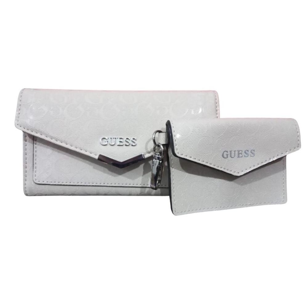 Set Billetera y Tarjetero Guess La Rosa SLG - Stone F8934156 Stone Set Billetera y Tarjetero Guess La Rosa SLG - Stone F8934156 Stone