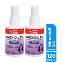Loción Minoxidil Mujer 2% - Dermo Sumak 2 Uni