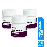 Minoxidil 5mg 30 capsulas - Dermo Sumak 3 Unid