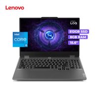 Laptop Lenovo LOQ 15IAX9 Intel Core I5-12450HX 8GB Ram 512GB SSD 15.6 FHD 144 HZ