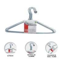 Soporte Plomo de Alambre con 10 Piezas 21x40cm para Guardado Y+Ligas Regalo