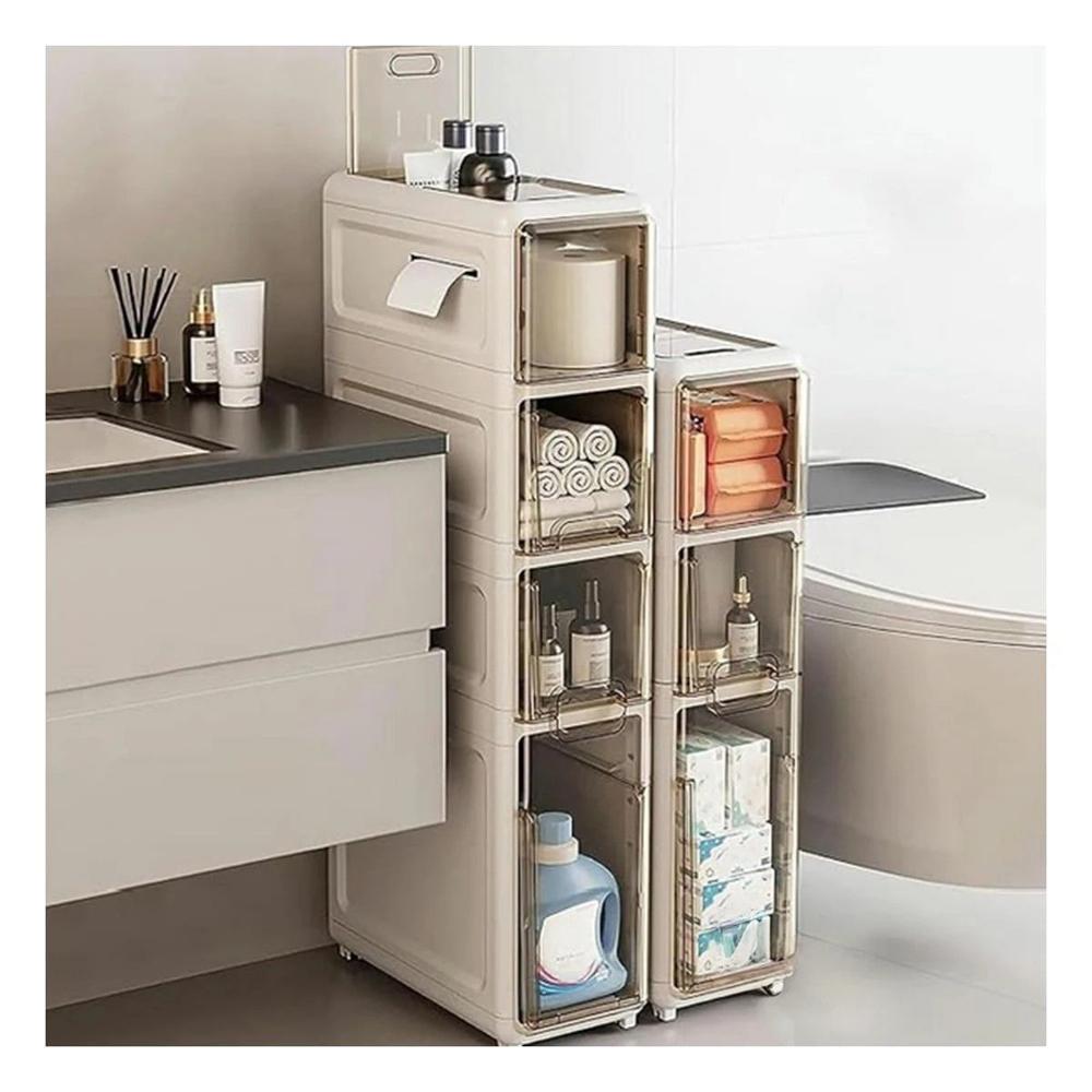 Gabinete Organizador Blanco con Estructura de 3 Niveles Y+Regalo Sticker