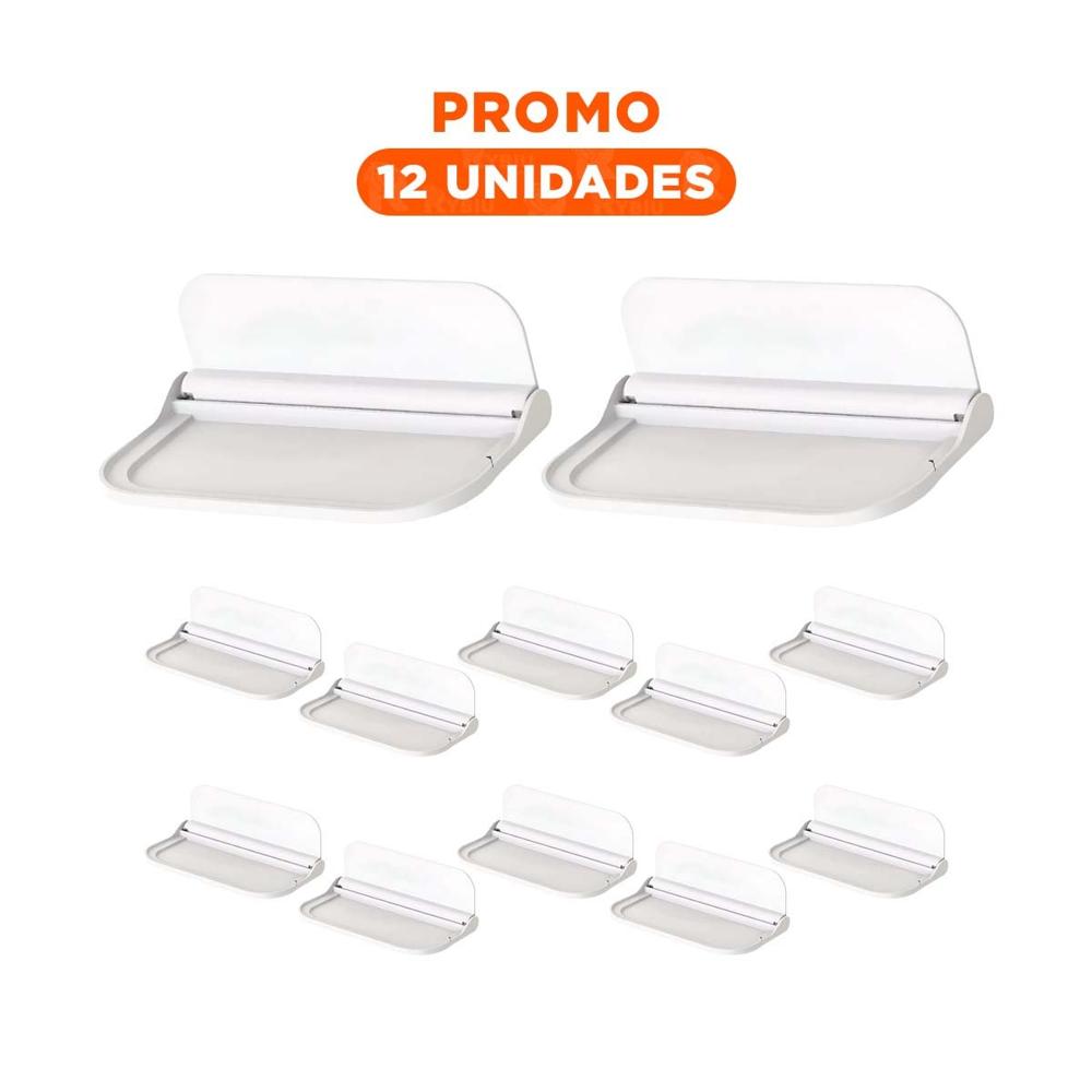 Pack12 Superficie Plegable Flotante de Pared con Base Blanca Y+Regalo Sticker Pack12 Superficie Plegable Flotante de Pared con Base Blanca Y+Regalo Sticker