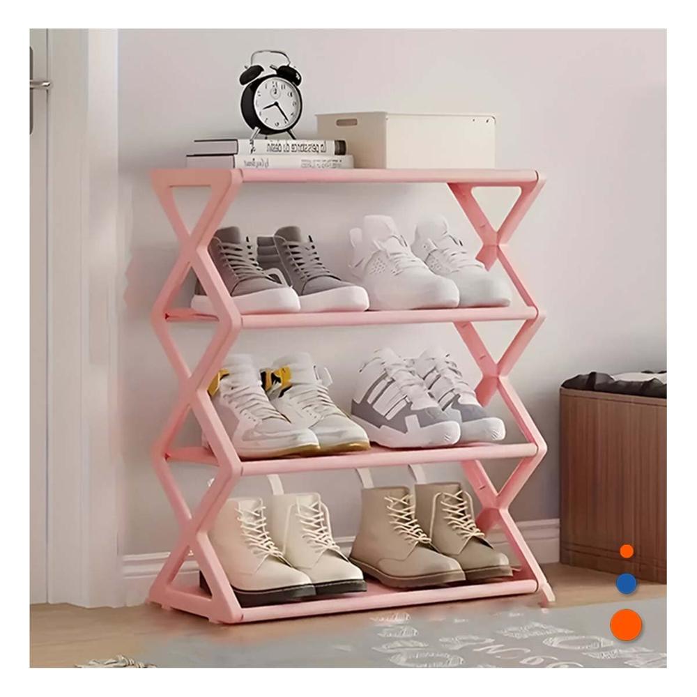 Estructura Funcional Cuatro Niveles Rosada Para Zapatos Y+Post It Estructura Funcional Cuatro Niveles Rosada Para Zapatos Y+Post It