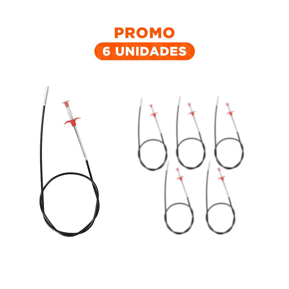 Pack6 Utensilio Desatorador Funcional con Diseno Delgado Negro Casa Pack6 Utensilio Desatorador Funcional con Diseno Delgado Negro Casa