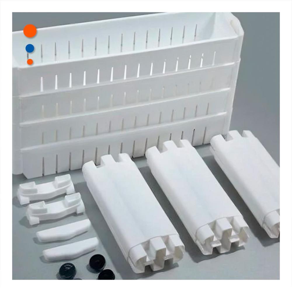 Organizador Lateral Delgado De 4 Niveles con Aberturas Blanco Plastico Y+Regalo Sticker Organizador Lateral Delgado De 4 Niveles con Aberturas Blanco Plastico Y+Regalo Sticker