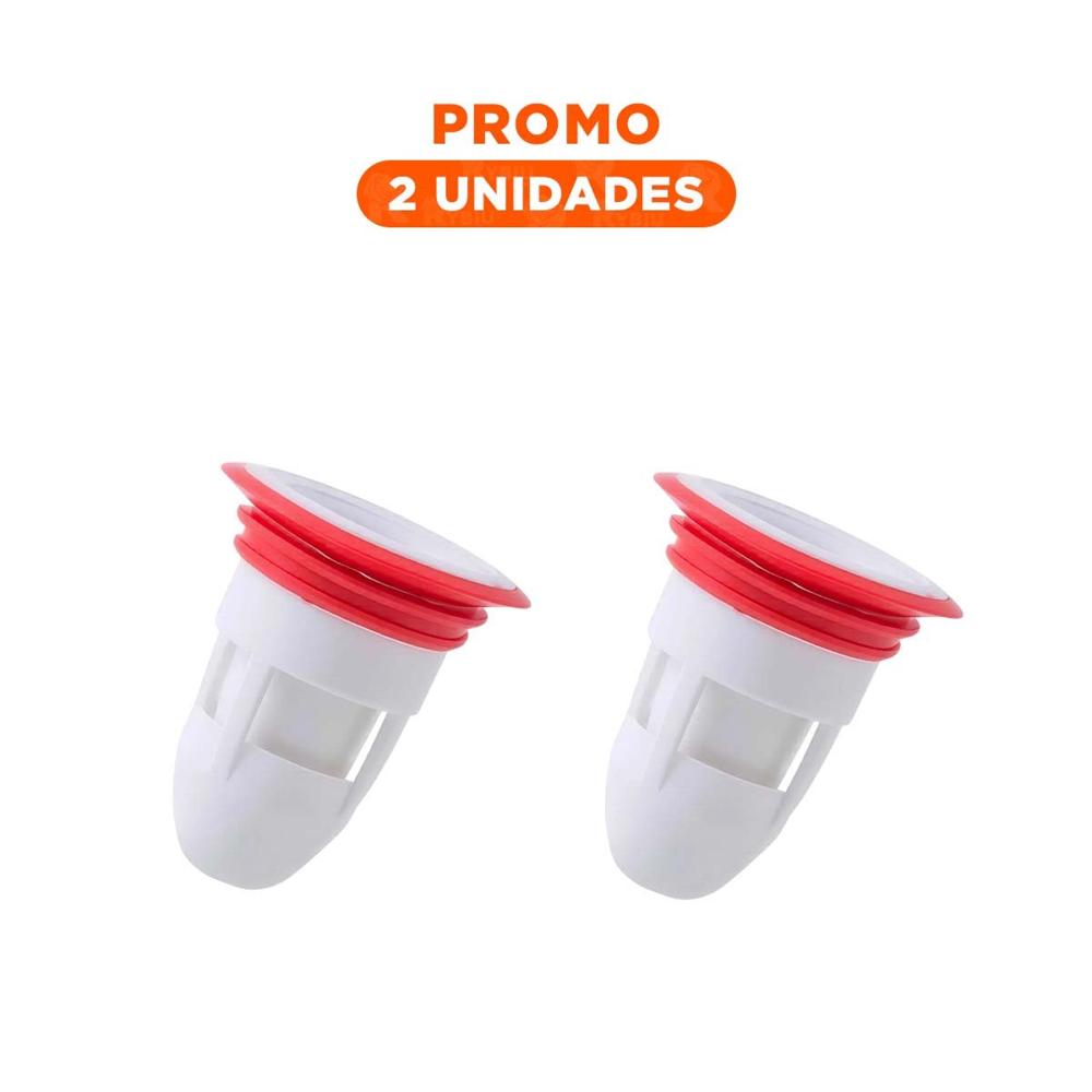 Pack2 Nucleo de Piso Blanco con Prevencion de Olores para Area Higienica