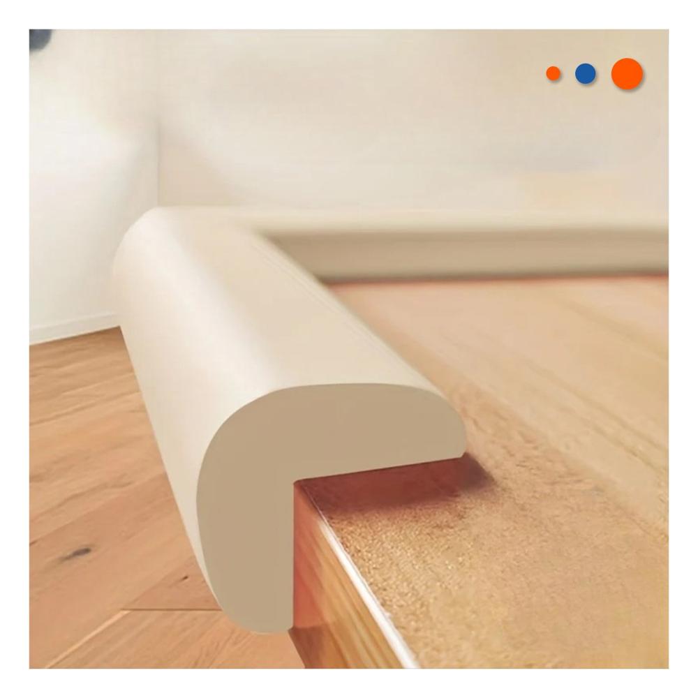 Guarda Esquina de Espuma Resistente para Bordes de Muebles y Mesas Crema Y+Post It Guarda Esquina de Espuma Resistente para Bordes de Muebles y Mesas Crema Y+Post It