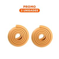 Pack2 Cobertura Esquina de Espuma Flexible para Bordes de Muebles Casa Mostaza