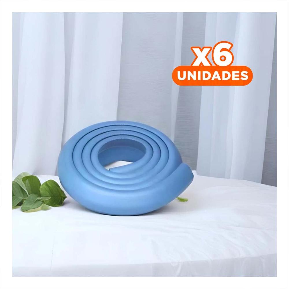 Pack6 Defensa Esquina de Espuma para Bordes de Mesa y Muebles Hogar Azul Y+Regalo Sticker Pack6 Defensa Esquina de Espuma para Bordes de Mesa y Muebles Hogar Azul Y+Regalo Sticker