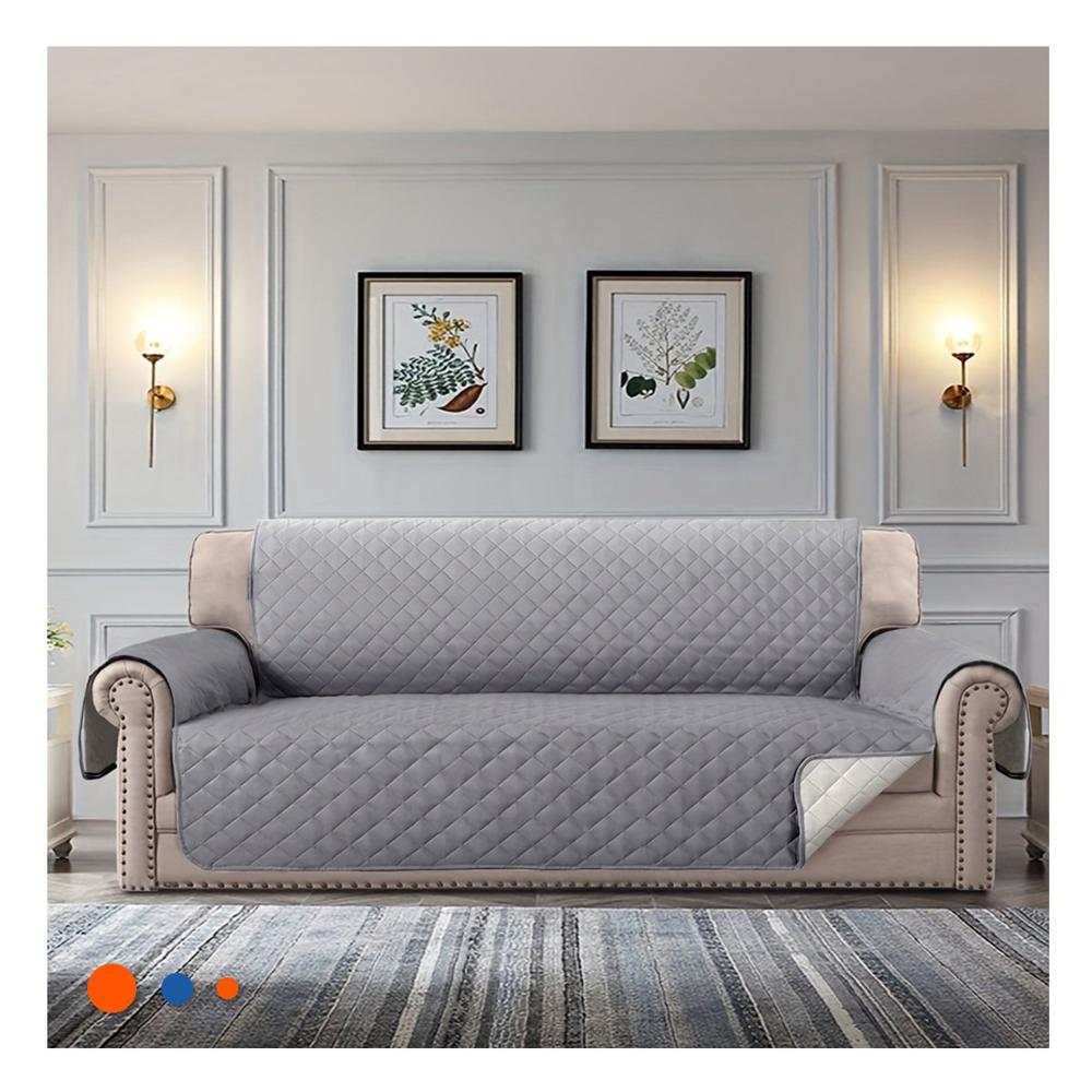 Cubierta para Sofa con Dimensiones 130x195cm en Plomo de Uso Diario Y+Regalo Sticker